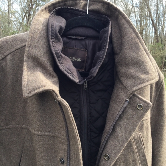 Tasso Elba Wool Blend Full Zip Coat Jacket XL - Picture 5 of 10